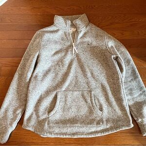 Vineyard Vines Women’s Heather Gray Zip-Up Sweater